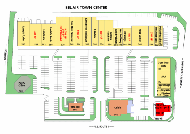 Bel Air Town Center Site Plan